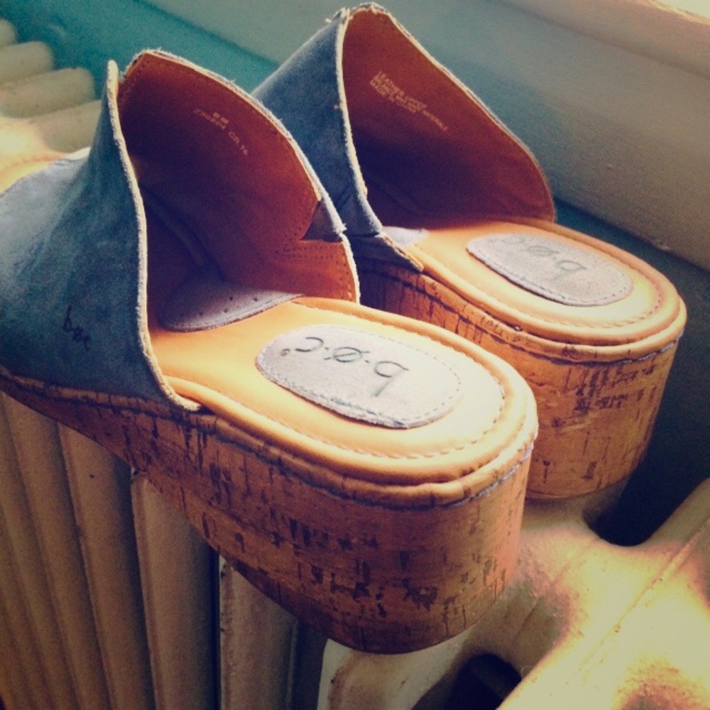 Born Blue Clog Sandal